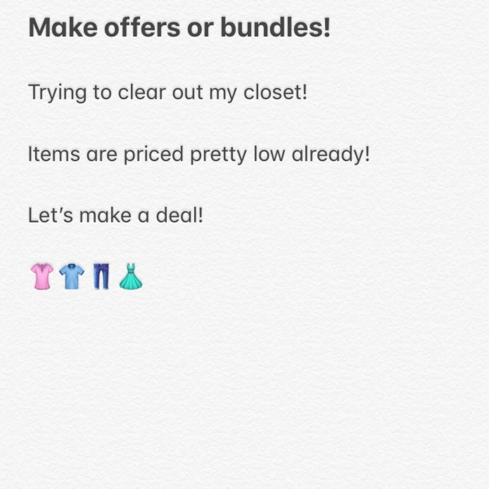 Closet clean out!